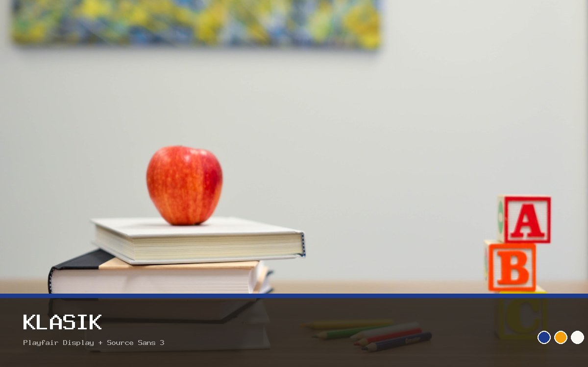 Eğitim / Kurs / Danışmanlık · Klasik önizleme