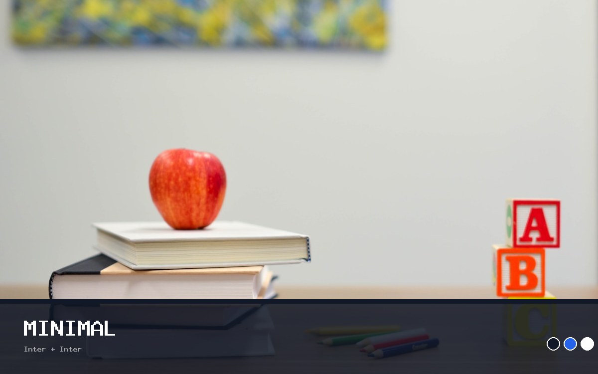 Eğitim / Kurs / Danışmanlık · Minimal önizleme