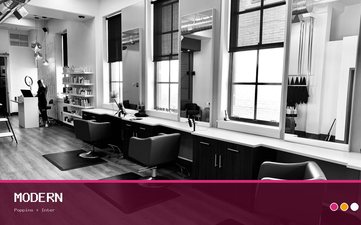 Kuaför / Güzellik Salonu · Modern önizleme