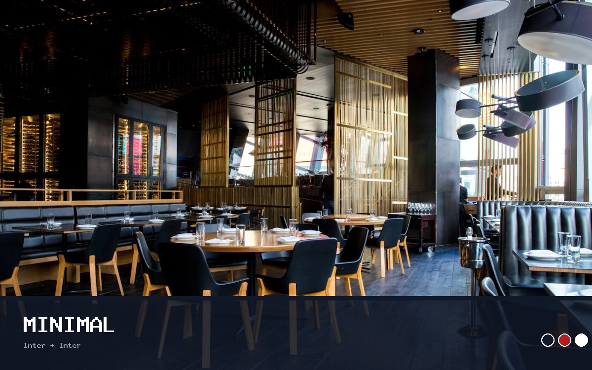 Restoran / Kafe · Minimal önizleme