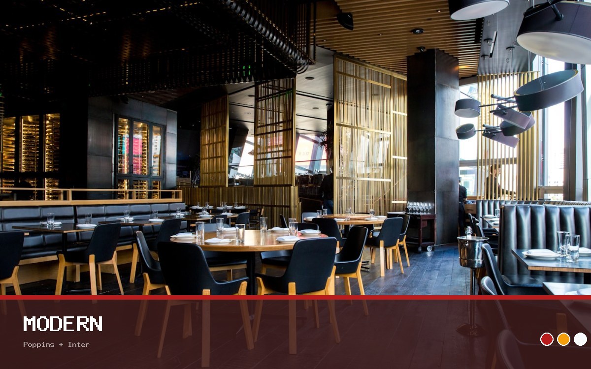 Restoran / Kafe · Modern önizleme
