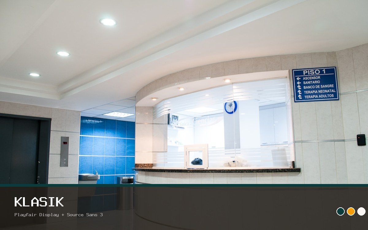 Sağlık / Klinik · Klasik önizleme