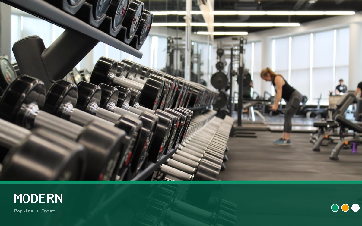 Spor Salonu / Pilates / Yoga · Modern önizleme